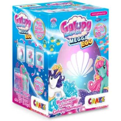 CRAZE Излюпваща се русалка Craze - Galupy Mermaid, Яйце изненада, асортимент (C53577)