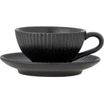 Bloomingville Черна керамична чаша за капучино 200 ml Neri - Bloomingville (82072857)