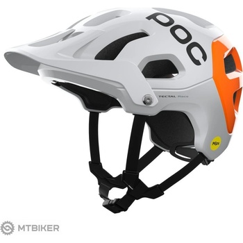 POC Tectal Race NFC Mips Hydrogen white/Fluorescent orange AVIP 2022