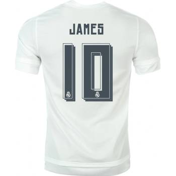 adidas Real Madrid Home James shirt 2015 2016 Junior White