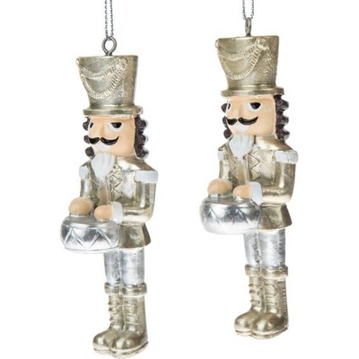 Dakls Závesný Luskáčik s darčekom sada 2ks Polyresin 10 cm UNI