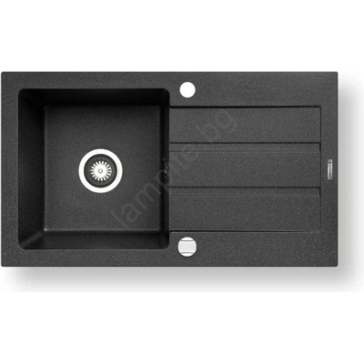 Pyramis 70006801 - Кухненска мивка NEXT 76x44 см гранит/черна (PY0023)