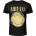 ROCK OFF мъжка тениска Nirvana - Happy Face Infill Distressed - BL - Carbon - ROCK OFF - NIRVCBN103MB
