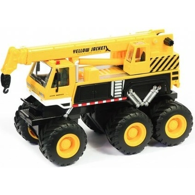 Maisto Builder Zone Quarry monsters jeřáb žlutý 1:32