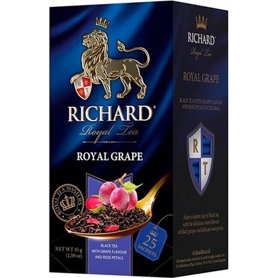 Richard Royal black Grape černý čaj s hrozny 25 x 1,8 g