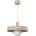 Luminex Пендел на кабел CANAN 1xE27/15W/230V диаметър 40 см бежов (LU4018)
