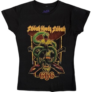 Black Sabbath Bloody Sabbath 666 Black M Дамски Риза (BSTS32LB02)