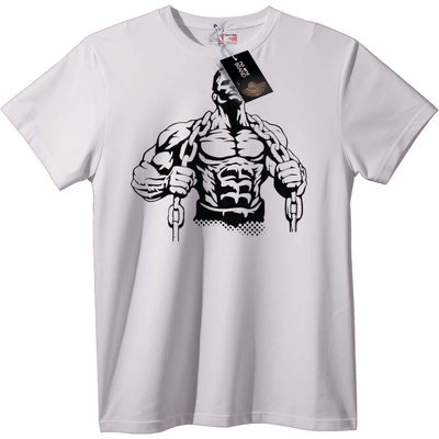 NOONEBRAND Тениска Войн Череп - 2XL, White