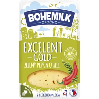 Bohemilk Excelent Gold 48% pepř-chilli plátky 100 g