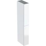 Geberit - Шкаф висок 180x24x48 см, 2 чекмеджета, стъкло/бял 503.011. 01.2 (503.011.01.2)