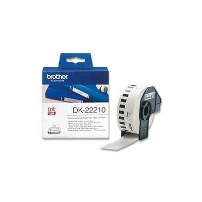 Brother DK-22210 - originální papírové štítky - role, 29 mm x 30,48 m