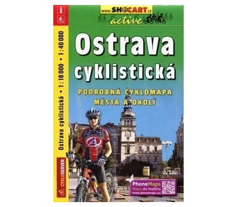 Ostrava cyklistická mapa