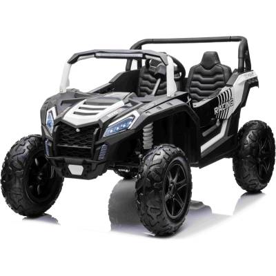 Utv xxl 24v Двуместен Акумулаторен Джип, Бял, Диференциал, Надуваеми Гумени Гуми, Литиева Батерия и Мощен Мотор (25896325)