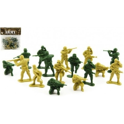 Teddies Sada vojáci s doplňky plast CZ design na kartě 18x19,5cm