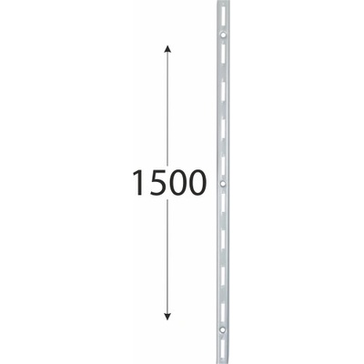 Velano konzola jednoduchá lišta nosná WLS 1500mm šedá