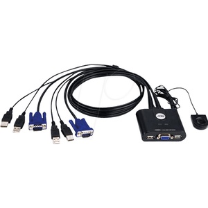 ATEN Превключвател kvm aten cs22u (aten-cs22-usb)