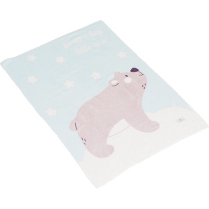 Cangaroo Бебешко одеяло Cangaroo - Dreamy bear, 75 х 100 cm, Синьо (111871) - kindermarket