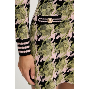 Silvian Heach Рокля Silvian Heach AGVA в зелено къса разкроена GPA25272VE (GPA25272VE)