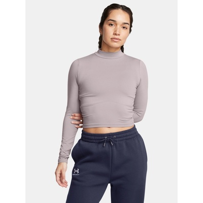 Under Armour Dámske tričko UA Meridian LS Mock Šedá