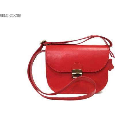 Zelma Kraft Lotyšský Ateliér AGLEA kožená crossbody kabelka BETA červená