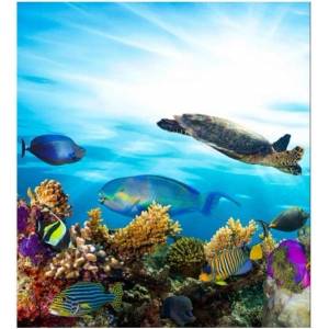 DIMEX ART Флизелинов фототапет риби в океана 225 x 250 см