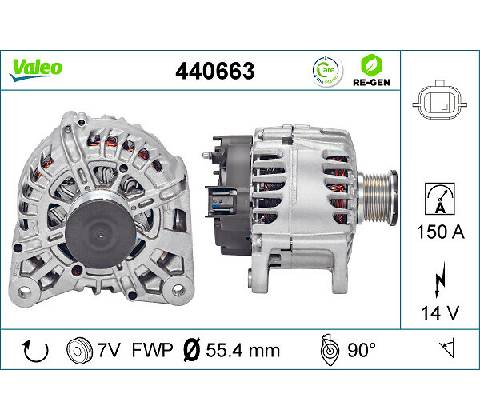 Alternátor VALEO 440663