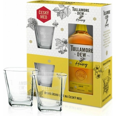 Tullamore Dew Honey 35% 0,7 l (dárkové balení 1 sklenice) – Hledejceny.cz