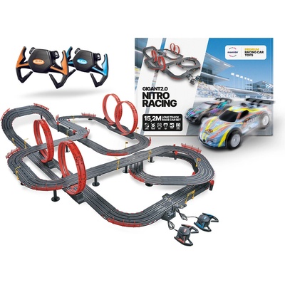 Mamido Autodráha Dráha pretekárske auto Gigant 2.0 15,2 m NITRO RACING Premium