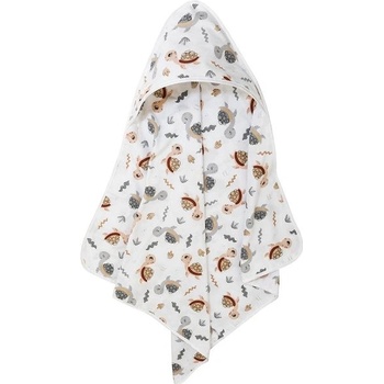 Bomimi Osuška s kapucňou FLANEL 80x80 korytnačka