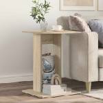 vidaXL Странична маса Сонома дъб 45 x 40 x 62, 5 см Инженерна дървесина (8000350)