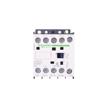 Schneider Power Contactor 12A 3P 24V DC 0Z 1R LP4K1201BW3