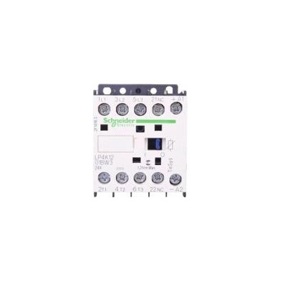 Schneider Power Contactor 12A 3P 24V DC 0Z 1R LP4K1201BW3
