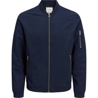 Jack and Jones Яке Jack and Jones Men's Rush Water-Resistant Long Sleeve Bomber Jacket - Navy Blazer