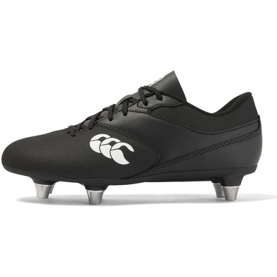 Canterbury Юношески ръгби обувки Canterbury Phoenix Raze Junior Soft Ground Rugby Boots - Black/White