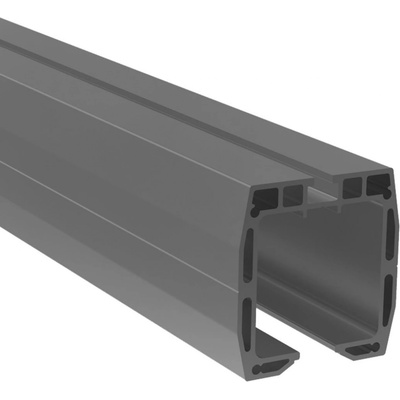 Umakov Profil vodiaci spodný AL, 90x95, L6m, RAL7016 H/02-90x95-AL-6000-R7016