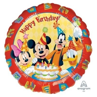 Anagram Kruh Mickey & přátelé HB 46 cm fóliový balónek