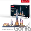 CubicFun 3D puzzle CityLine panorama svítící Dubaj 182 ks