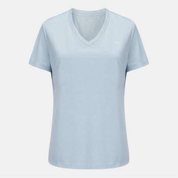 USA Pro Дамска тениска USA Pro Tech V Tee Ladies - Brunera Blue