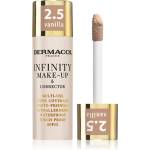 Dermacol Infinity високо покривен фон дьо тен SPF 15 цвят 2.5 Vanilla 20 гр