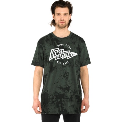 Horsefeathers Flash pánske tričko s krátkym rukávom gray tie dye