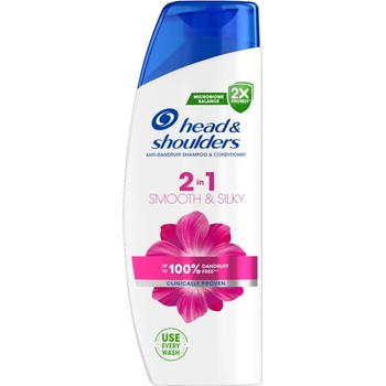 HEAD&SHOULDERS Šampon 2v1 Smooth & Silky 330 ml