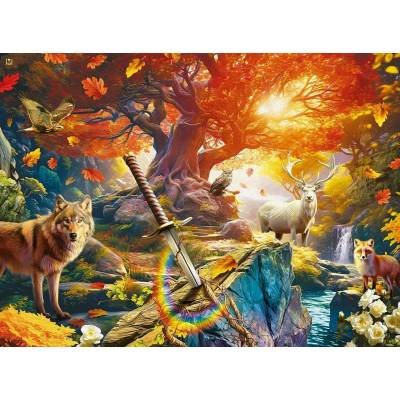 Ravensburger - Puzzle Excalibur Forest - 500 piese