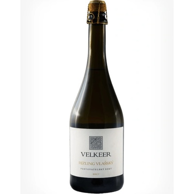 Velkeer brut Rizling vlašský suché biele NV 12,5% 0,75 l (čistá fľaša)