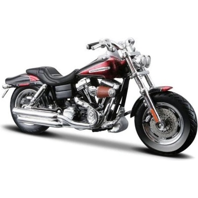 Harley Davidson Maisto 2009 FXDFSE Cvo Fat Bob stříbrná 1:18 – Zboží Dáma