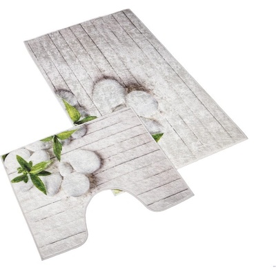 Bellatex koupelnová předložka 3D tisk sada - Jadran 60x100 60x50cm