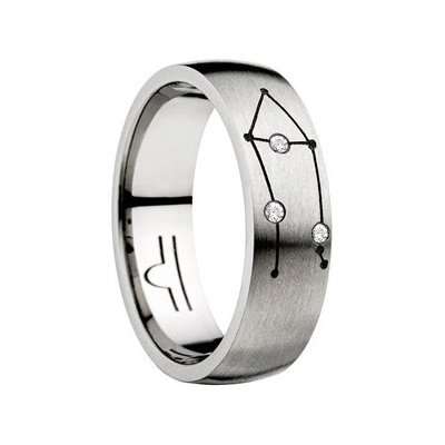 Swepol Titanový prsten Zodiac znamení váhy ZOD C11