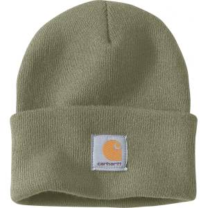 Carhartt Мъжка зимна шапка (beanie) Carhartt Watch Hat Beanie - Dusty Olive - размер One Size (204-7042-1711)