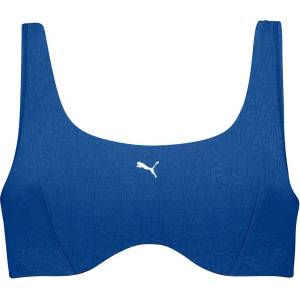 PUMA Jacquard Scoop bikini top - Blue (Vivid Blue)