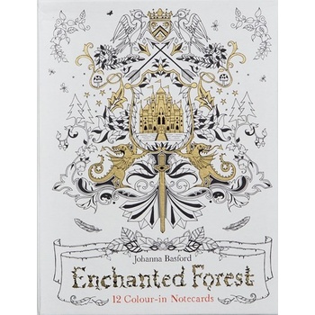 Enchanted Forest: 12 Colour-in Notecards - Col- Johanna Basford