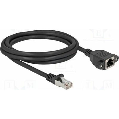 Delock 90778 Prodlužka Ethernet S/FTP Kat: 6a 3m černý